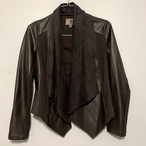 Beautiful leather drape jacket